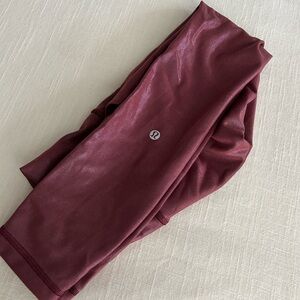 Lululemon Wunder Train high rise tight with pockets 25” size 0